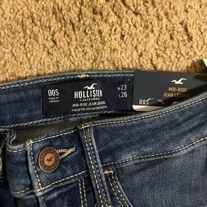 NWT Hollister Size 00S Mid-rise Jean Leggings